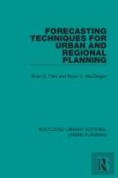 Forecasting Techniques For Urban And Regional Planning