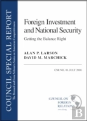 Foreign Investment And National Security