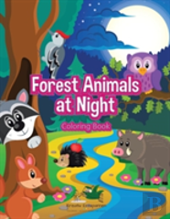 Forest Animals At Night Coloring Book