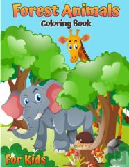Forest Animals Coloring Book For Kids