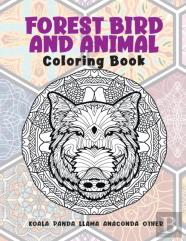 Forest Bird And Animal - Coloring Book - Koala, Panda, Llama, Anaconda, Other
