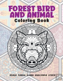 Bertrand.pt - Forest Bird And Animal - Coloring Book - Koala, Panda, Llama, Anaconda, Other