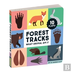 Bertrand.pt - Forest Tracks: What Animal Am I? Lift-The-Flap Board Book