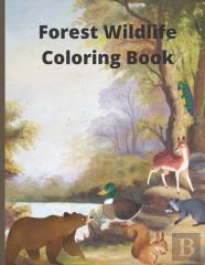 Forest Wildlife Coloring Book