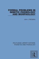 Formal Problems In Semitic Phonology And Morphology