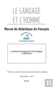 Formation Des Enseignants De Fle En Belgique : Un État Des Lieux