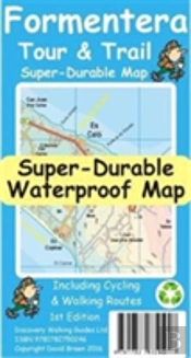 Formentera Tour And Trail Super Durable Map