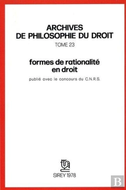 Bertrand.pt - Formes De Rationalité En Droit - Tome 23