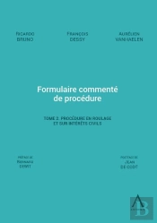 Formulaire Commenté De Procédure Tome 2 : Procédure En Roulage Et Sur Intérêts Civils
