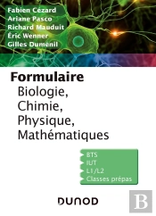 Formulaire De Biologie, Chimie, Physique, Mathématiques