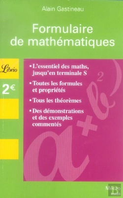 Bertrand.pt - Formulaire De Mathematiques