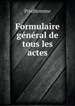 Bertrand.pt - Formulaire General De Tous Les Actes
