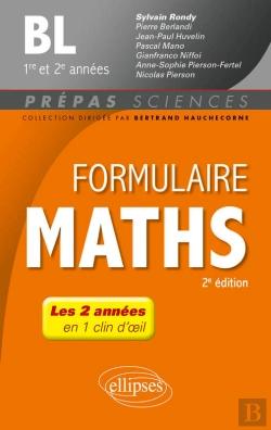 Bertrand.pt - Formulaire Mathématiques - Bl 1re Et 2e Années - 2e Édition