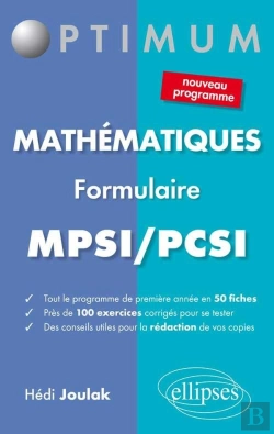 Bertrand.pt - Formulaire Mathématiques Mpsi-Pcsi