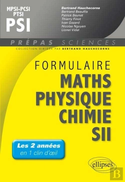 Bertrand.pt - Formulaire Mathematiques Physique Chimie Sii Mpsi-Pcsi-Ptsi/Psi
