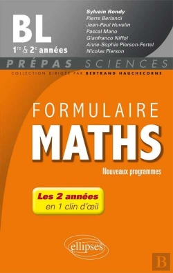 Bertrand.pt - Formulaire Maths Bl 1re Et 2e Annees Nouveaux Programmes 2013-2014