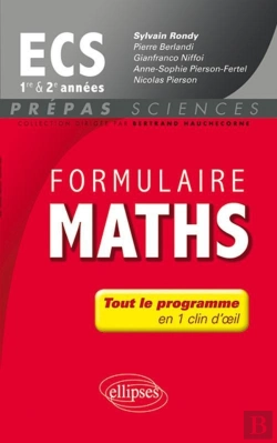 Bertrand.pt - Formulaire Maths Ecs 1ere & 2eme Annee