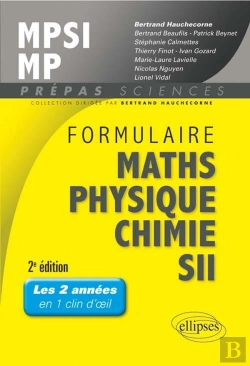 Bertrand.pt - Formulaire Maths Physique Chimie Sii Mpsi Mp 2eme Edition