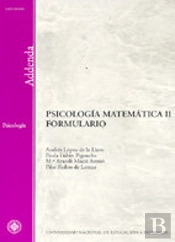 Formulario De Psicologia Matematica Ii