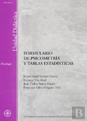 Formulario De Psicometria Y Tablas Estadisticas