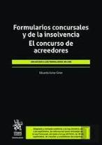 Formularios Concursales Y De La Insolvencia. Derecho Preconc