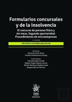 Formularios Concursales Y De La Insolvencia El Concurso De Perso