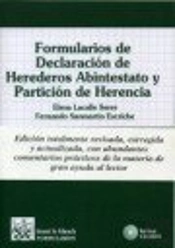 Formularios De Declaración De Herederos Abintestato Y Partición De Herencia + Cd-Rom