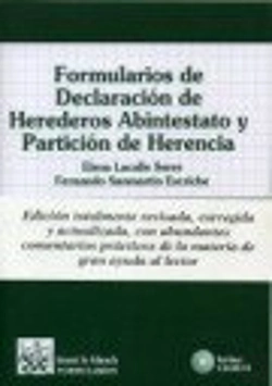 Bertrand.pt - Formularios De Declaración De Herederos Abintestato Y Partición De Herencia + Cd-Rom