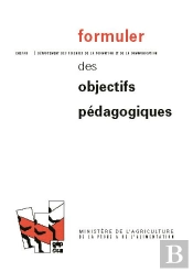 Formuler Des Objectifs Pedagogiques
