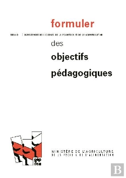 Bertrand.pt - Formuler Des Objectifs Pedagogiques