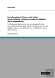 Forschungsbericht Zur Empirischen Untersuchung