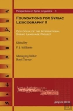 Bertrand.pt - Foundations For Syriac Lexicography Ii