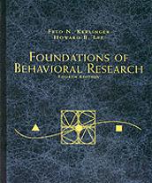 Foundations Of Behavioural Research