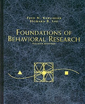 Foundations Of Behavioural Research