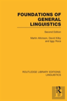 Foundations Of General Linguistics (Rle Linguistics A: General Linguistics)