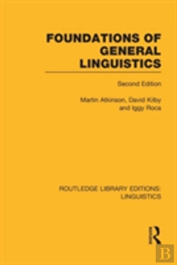 Bertrand.pt - Foundations Of General Linguistics (Rle Linguistics A: General Linguistics)