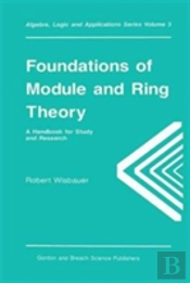 Foundations Of Module And Ring Theory