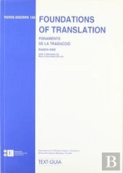 Foundations Of Translation. Fonaments De La Traducció -En Inglés-
