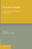 Fourteen Satires Of Juvenal