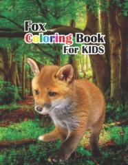Fox Coloring Book For Kids