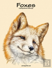 Foxes Coloring Book For Grown-Ups 1