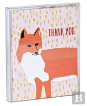 Foxy Thank You Notecard Set
