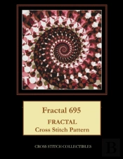 Fractal 695: Fractal Cross Stitch Patter