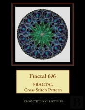 Fractal 696: Fractal Cross Stitch Patter