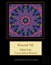 Fractal 712: Fractal Cross Stitch Patter