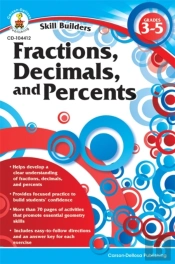Fractions, Decimals, And Percents, Grades 3 - 5