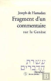 Fragment D'Un Commentaire Sur La Genese
