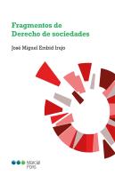 Fragmentos De Derecho De Sociedades