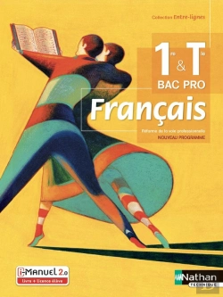 Bertrand.pt - Francais 1ere/Term Bac Pro (Entre-Lignes) Livre + Licence Eleve - 2020