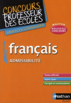Bertrand.pt - Francais Admissibilite - Concours Professeurs Des  Ecoles - Annales Corriges 2011
